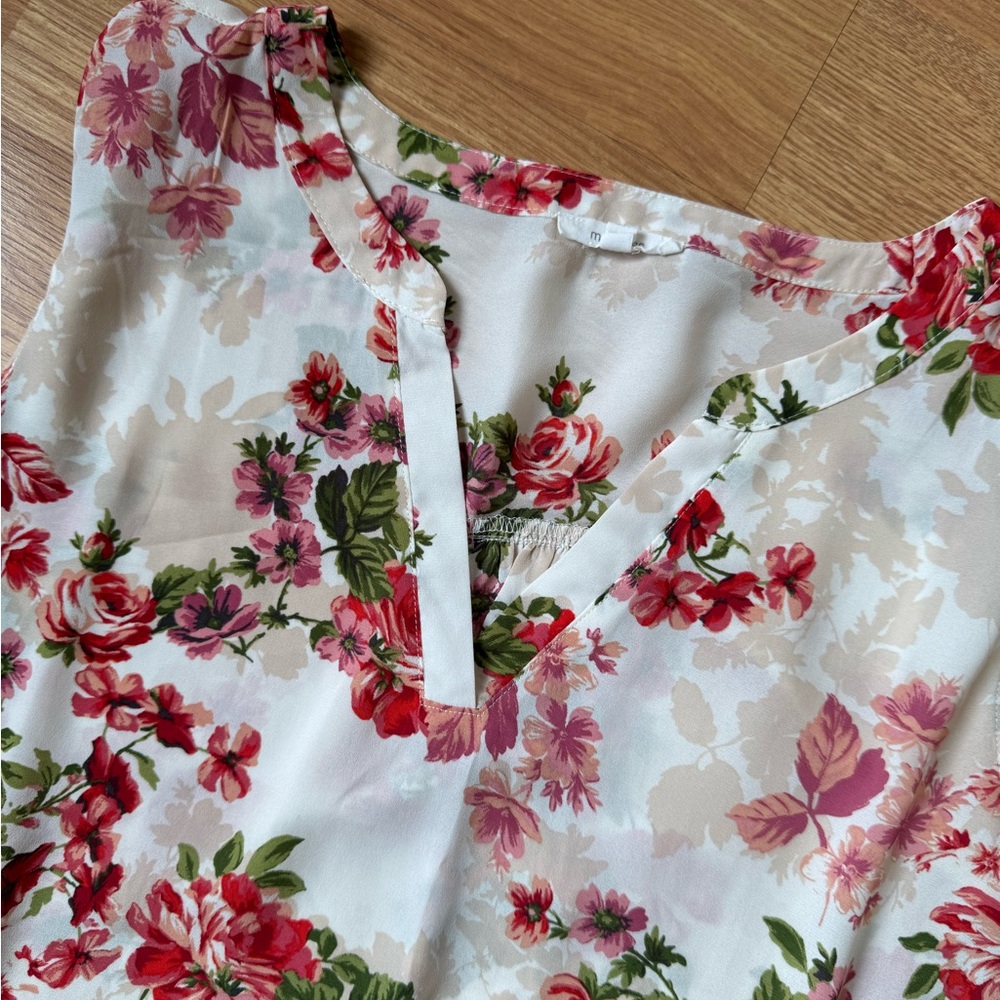 Floral‎ Sleeveless Blouse Maurices 3X